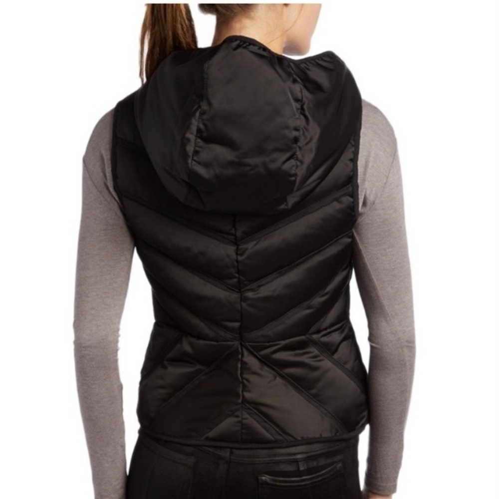 Blanc Noir - Mesh Insert Puffer Vest - Black - Size Small - Great Shape - Picture 9 of 17